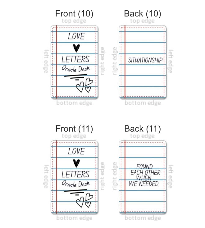 Love Letters Oracle Deck (45 Mini Messages)