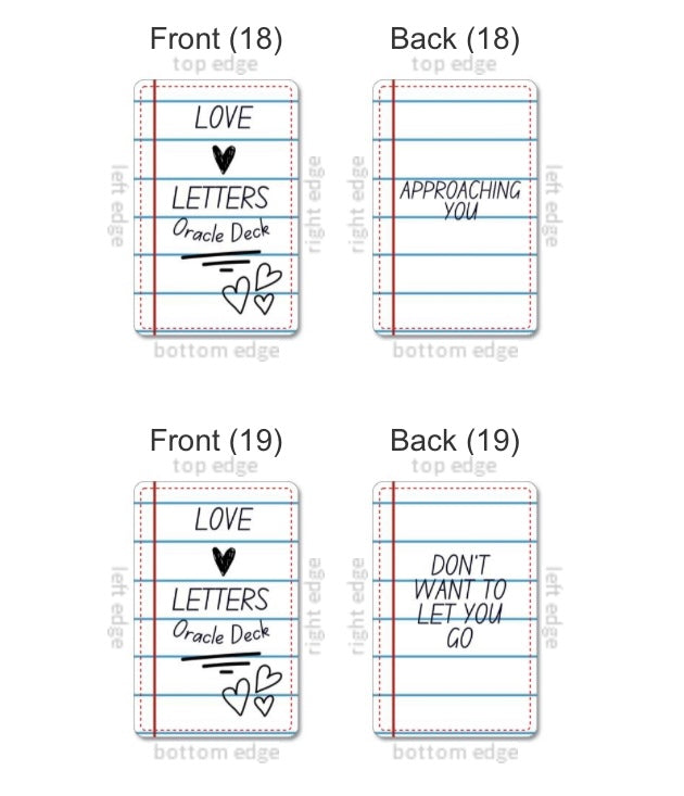 Love Letters Oracle Deck (45 Mini Messages)