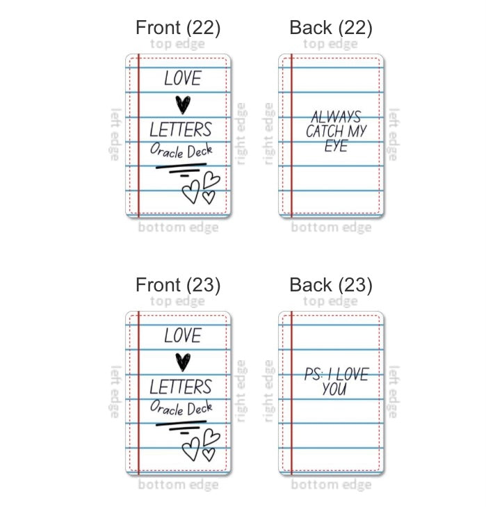 Love Letters Oracle Deck (45 Mini Messages)